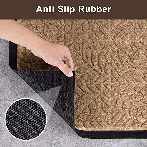 2 Pack Amagabeli Outside Shoe Mat Rubber Doormat for Front Door 18"x 30" ET220