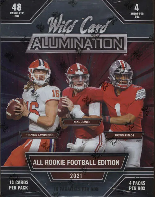 2021 Wild Card Alumination Football Hobby Box