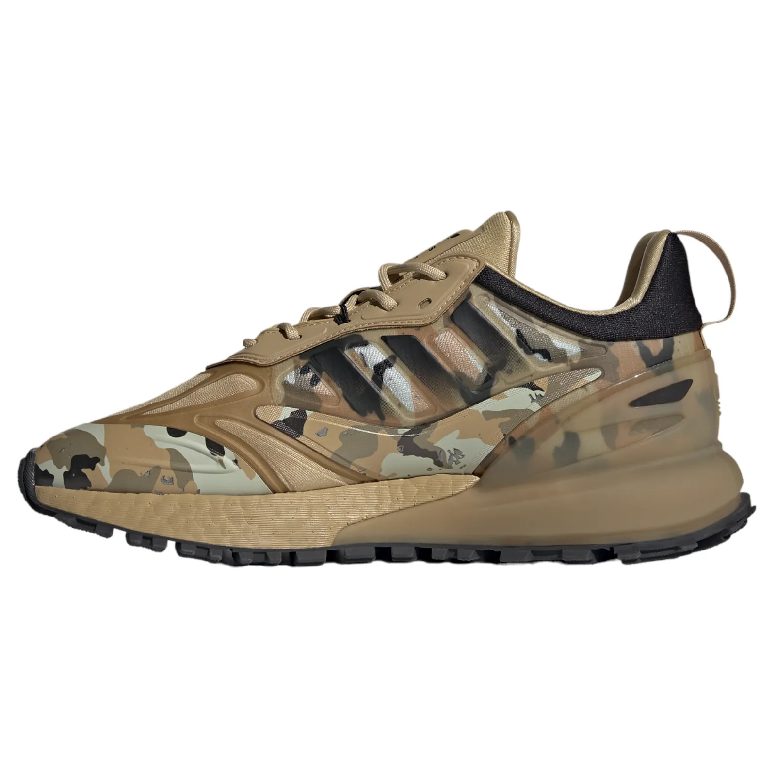 adidas Originals ZX 2K Boost 2.0 Trail Trainers - Camo Green