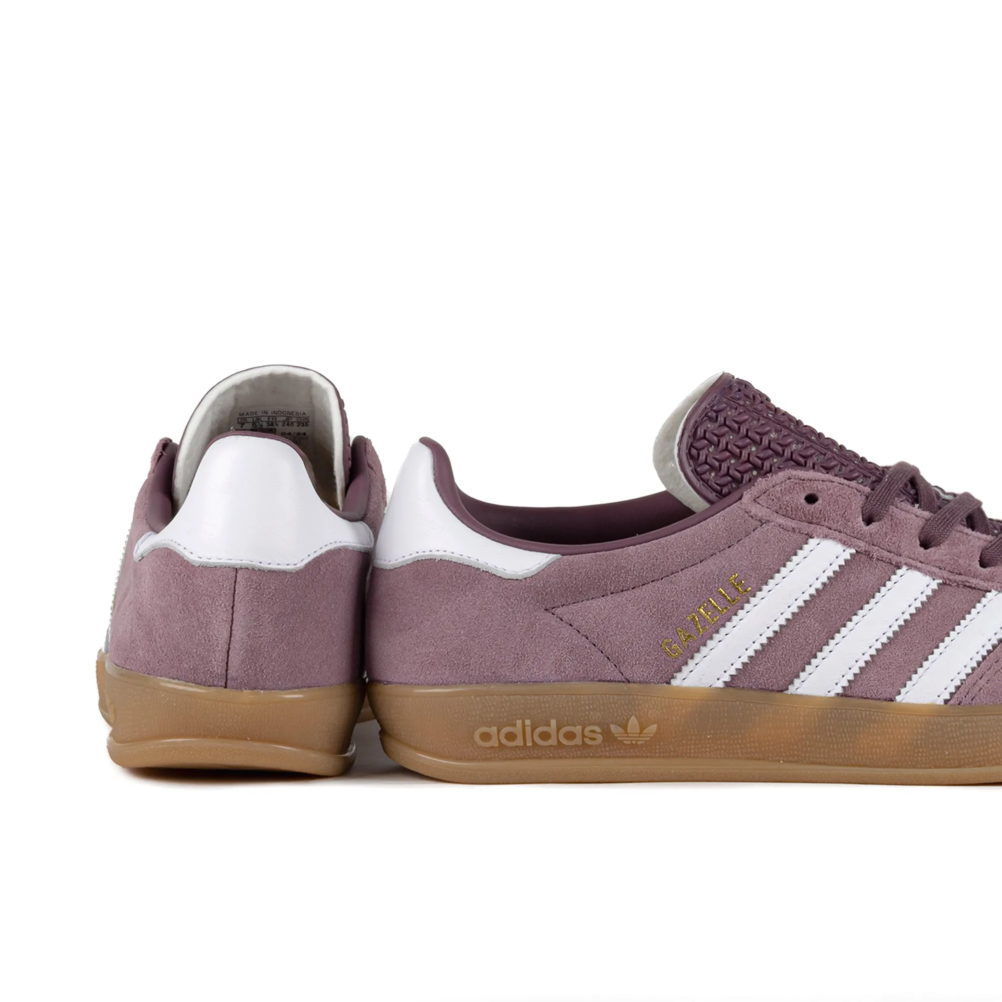 adidas Women's Gazelle Indoor Shafig/Ftwwht/Gum3 IH5483