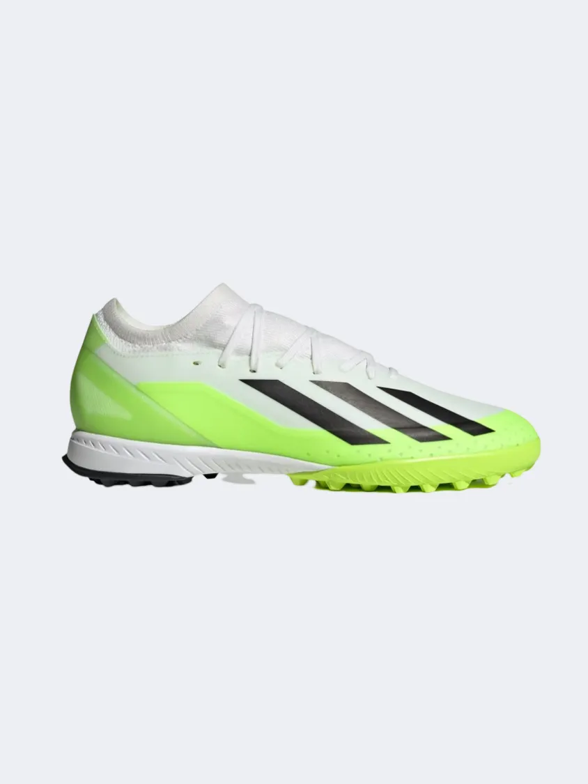 Adidas X Crazyfast.3 Men Turf Shoes Cloud White /Lemon