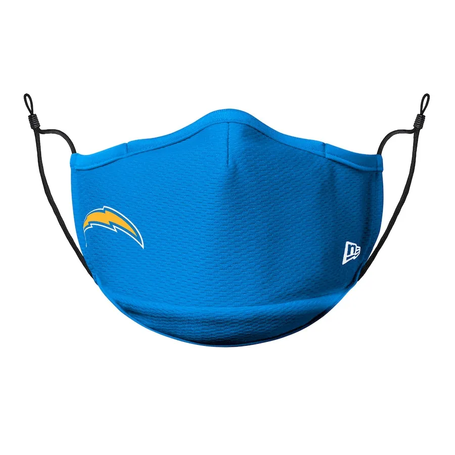 Adult Los Angeles Chargers NFL Football New Era Team Colour On-Field Adjustable Face Covering