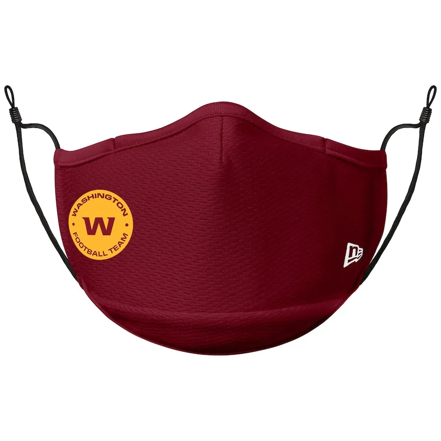 Adult Washington Football Team NFL Football New Era Team Colour On-Field Adjustable Face Covering