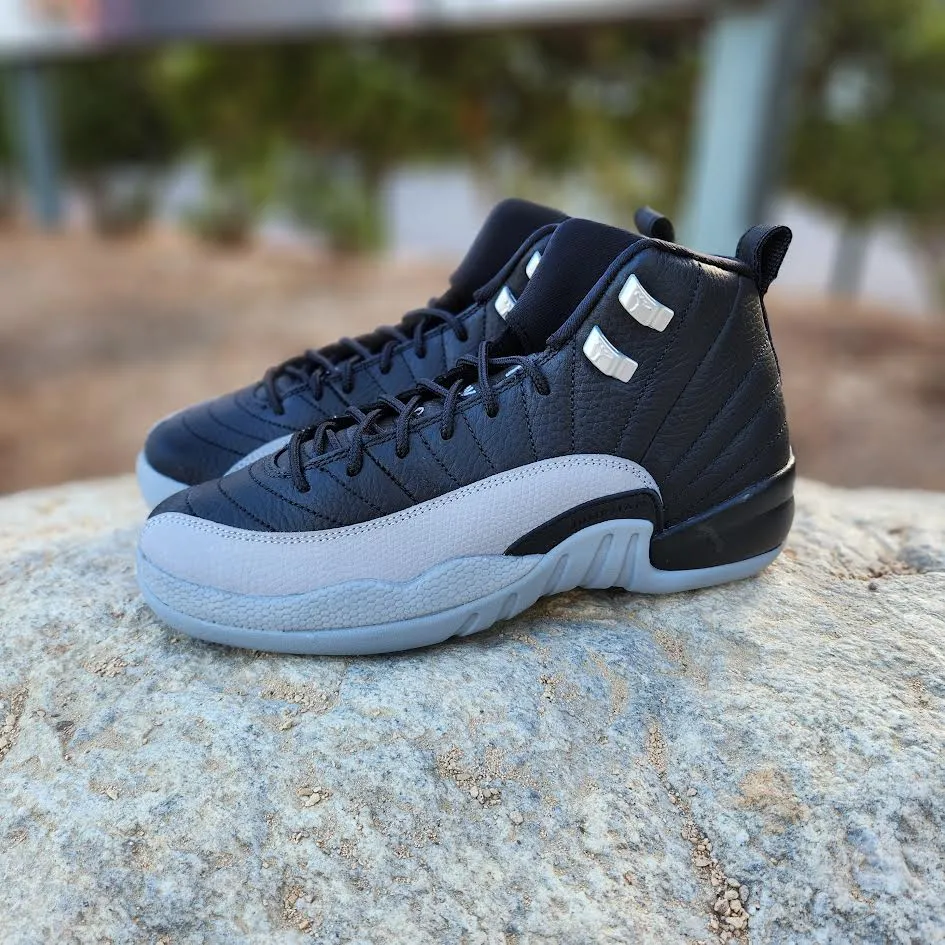 Air Jordan 12 Retro "Black and Wolf Grey" GS