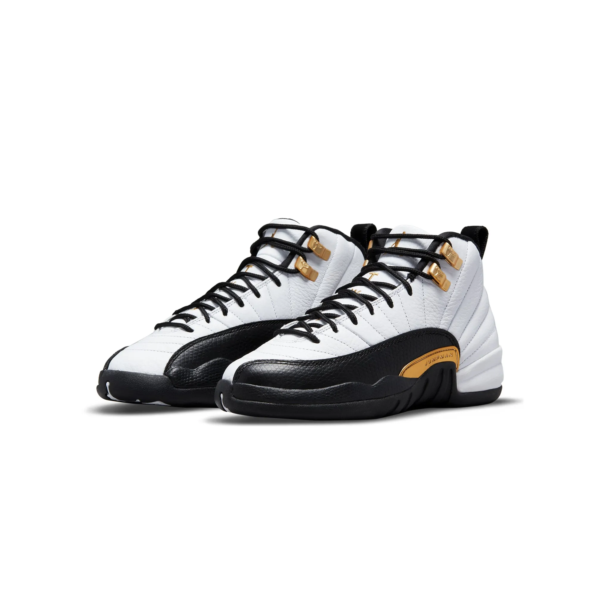 Air Jordan Kids 12 Retro GS Shoes 'White/Metallic Gold'