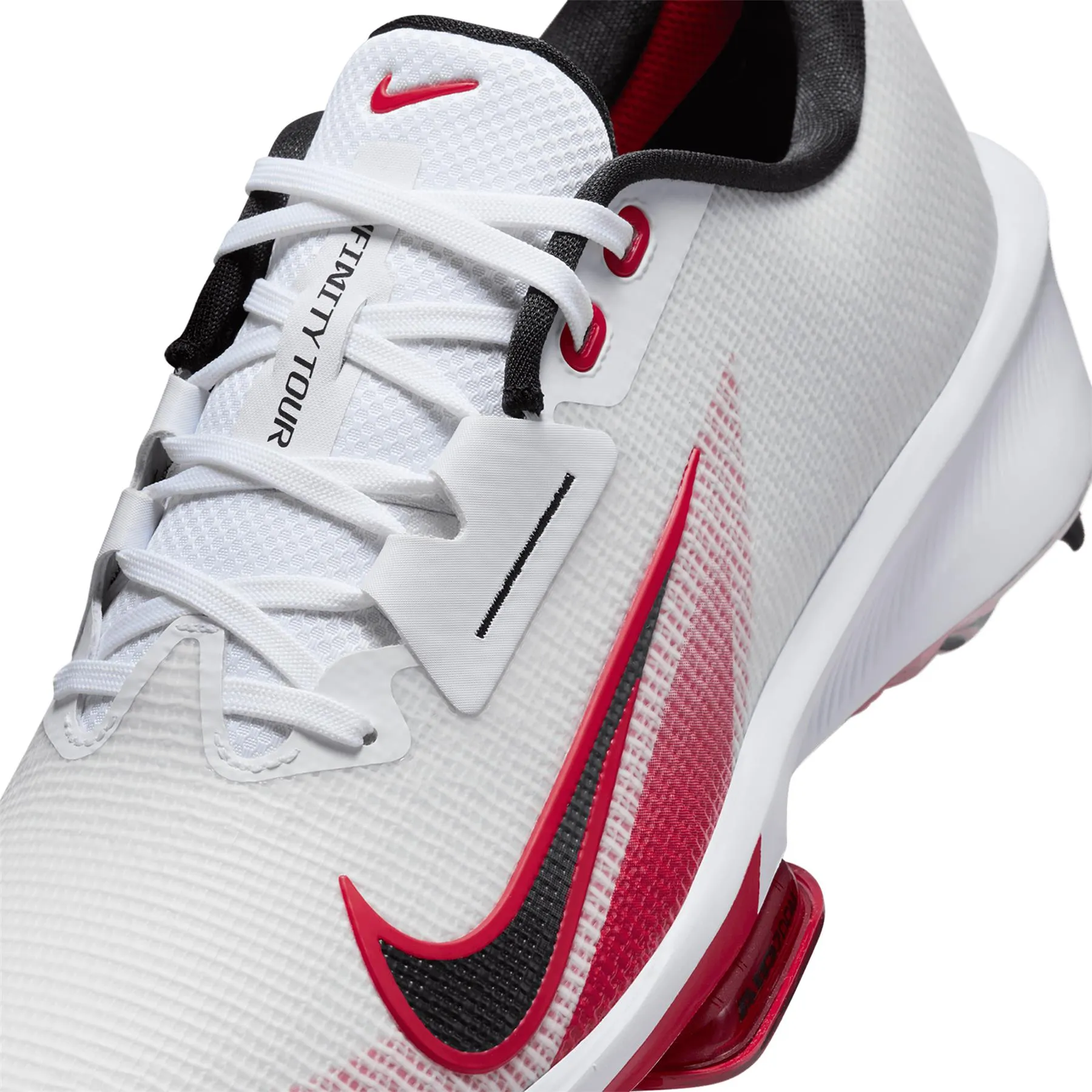 Air Zoom Infinity Tour NEXT% 2 Golf Shoes White/Black/University Red/Pure Platinum - AW24