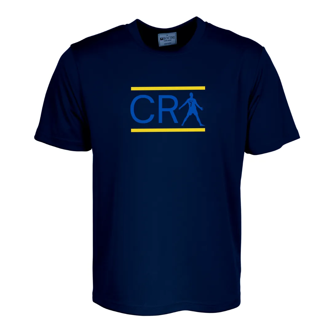 AL NASSR CR7 SUPPORTER SHIRT NAVY