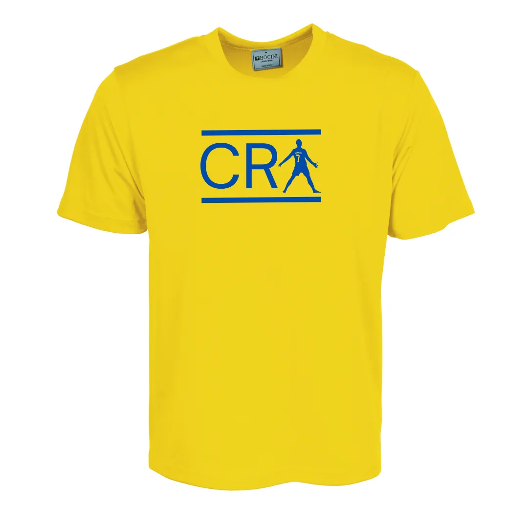 AL NASSR CR7 SUPPORTER SHIRT YELLOW