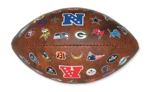 All 32 NFL Teams  9" Throwback Football Vintage logo