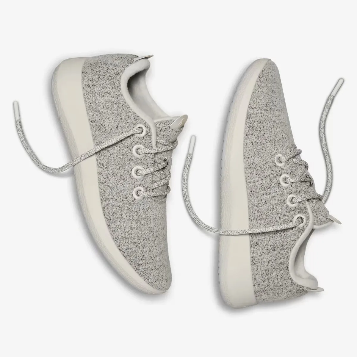 ALLBIRDS WOOL RUNNER MIZZLES - Dapple Grey  (Cream Sole)