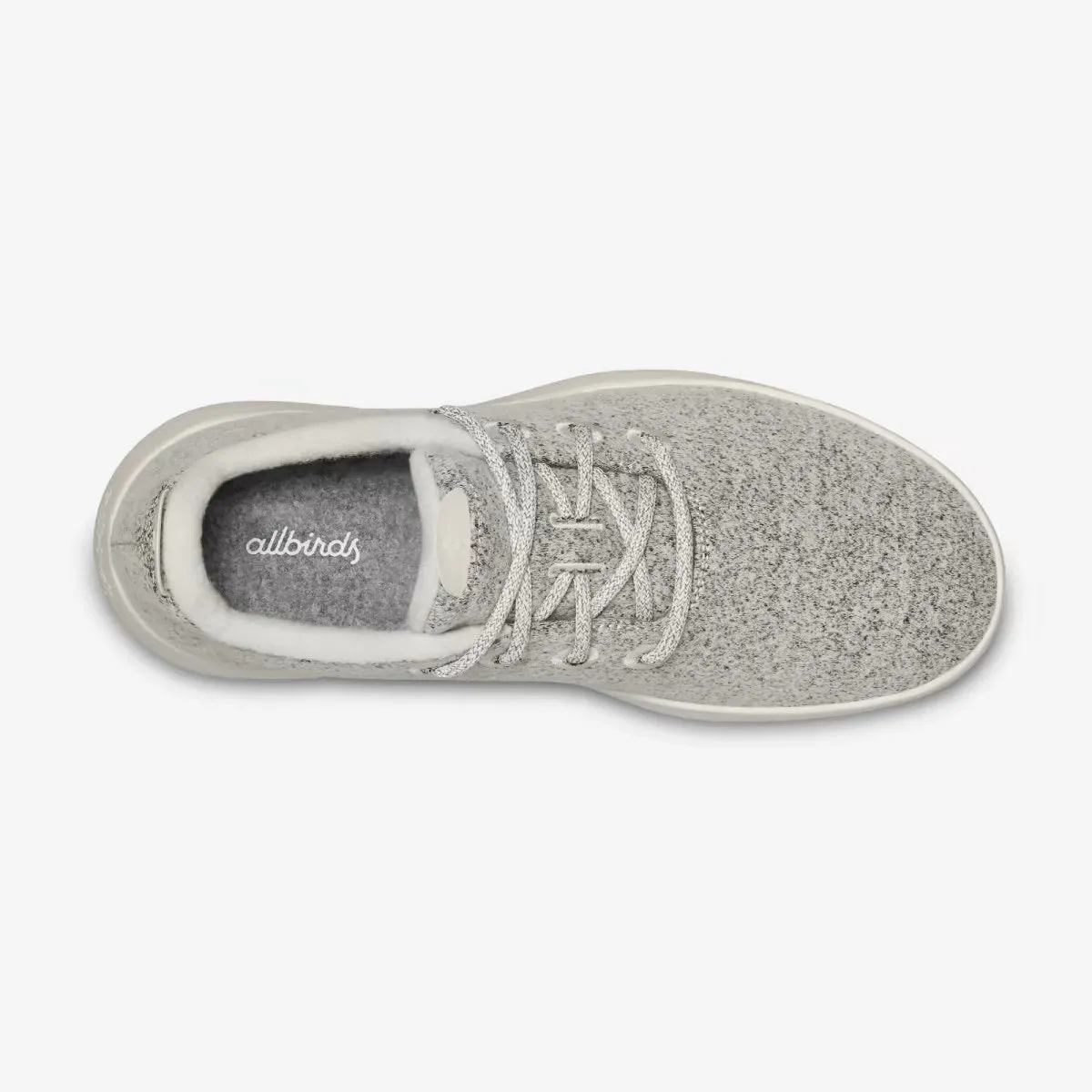 ALLBIRDS WOOL RUNNER MIZZLES - Dapple Grey  (Cream Sole)