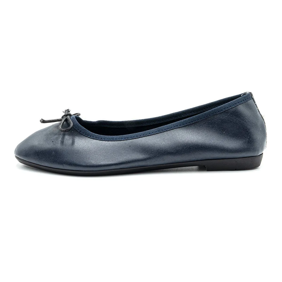 Alternative Casual Ballerinas Leather Blue Colour For Women