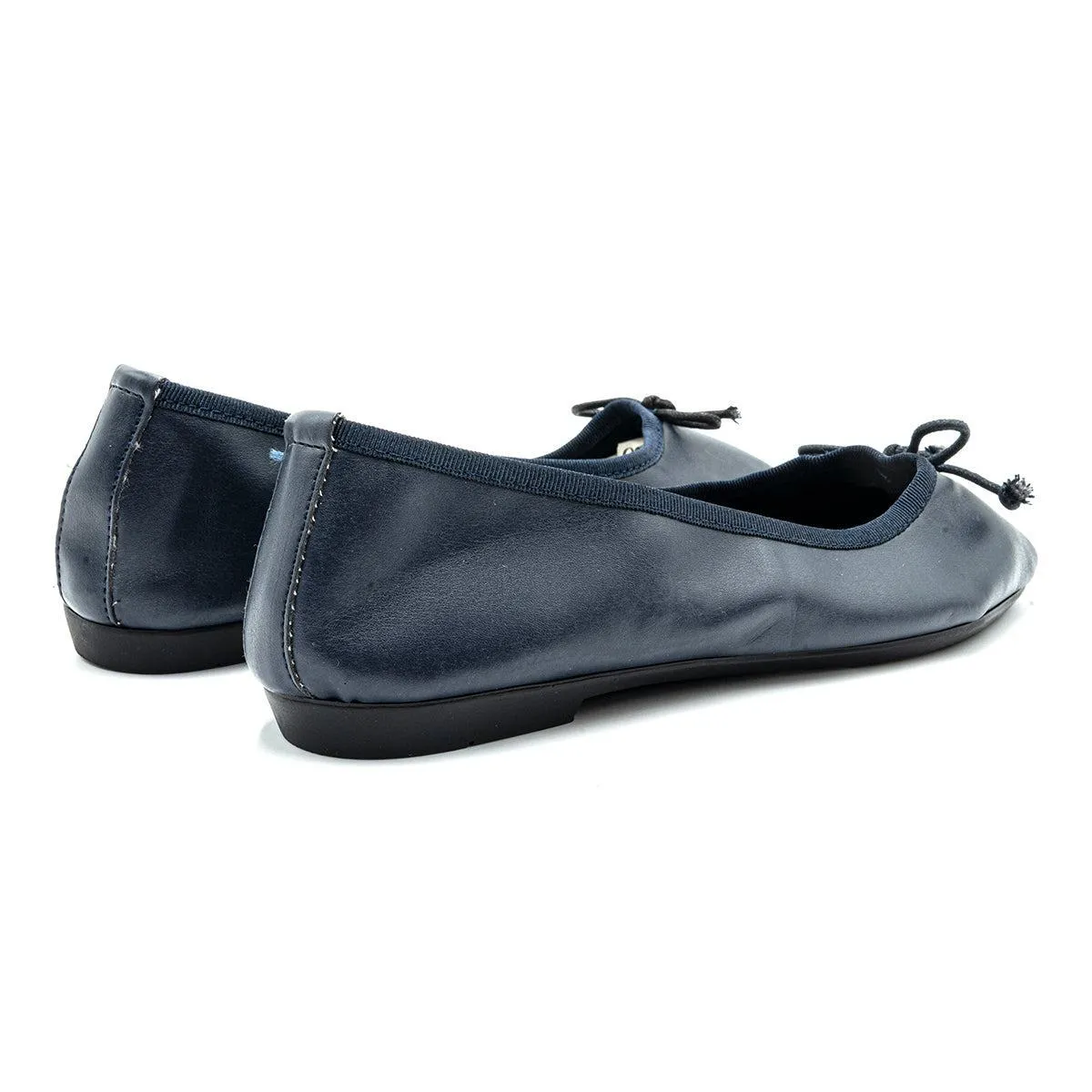 Alternative Casual Ballerinas Leather Blue Colour For Women