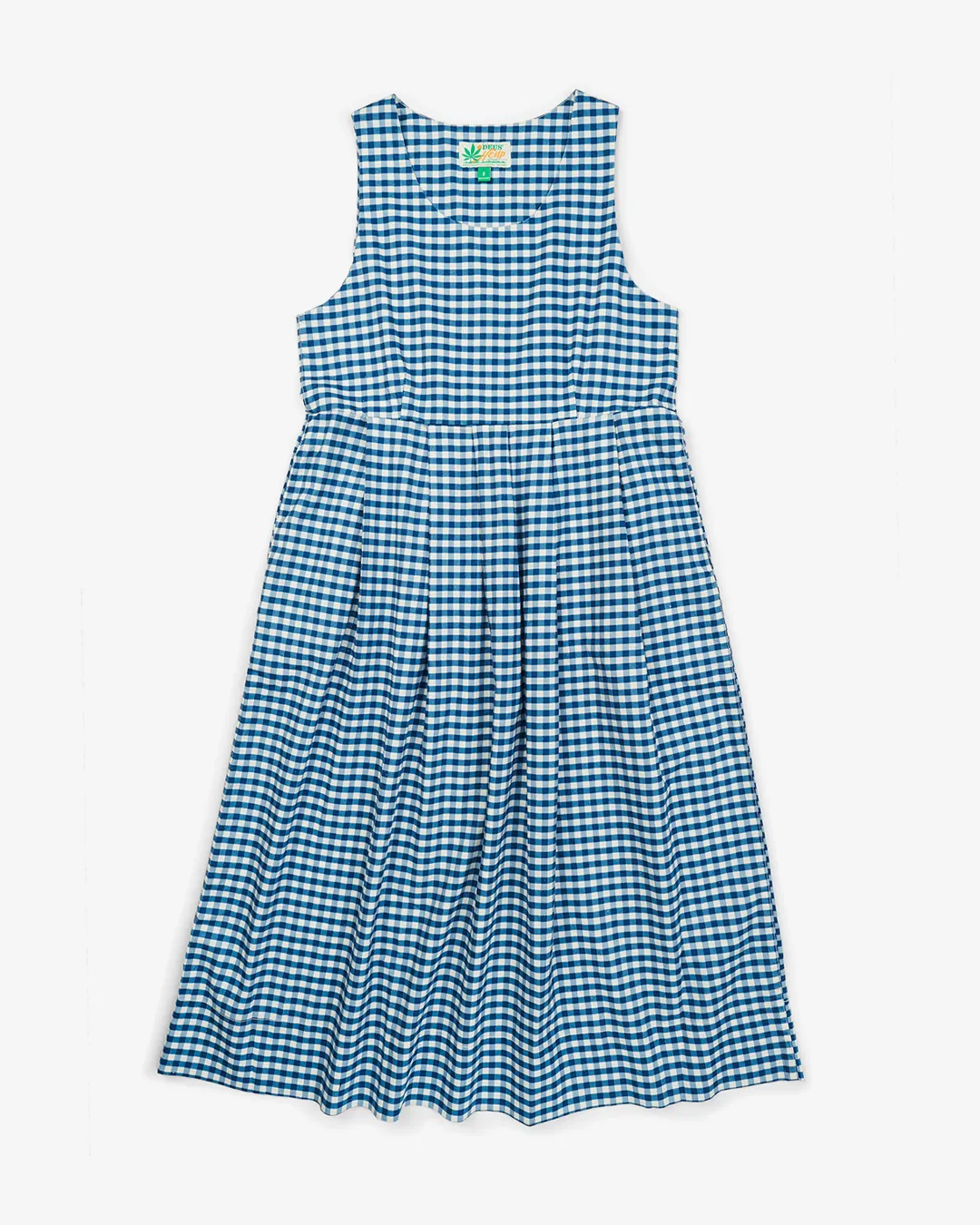 Amelia Dress - Opal Gingham