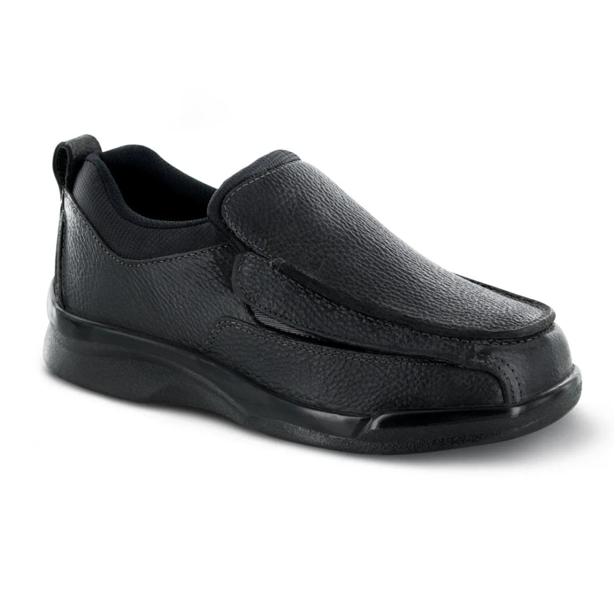 Apex B5000m Biomechanical Men's Classic Moc Dress Shoe In Black Velcro