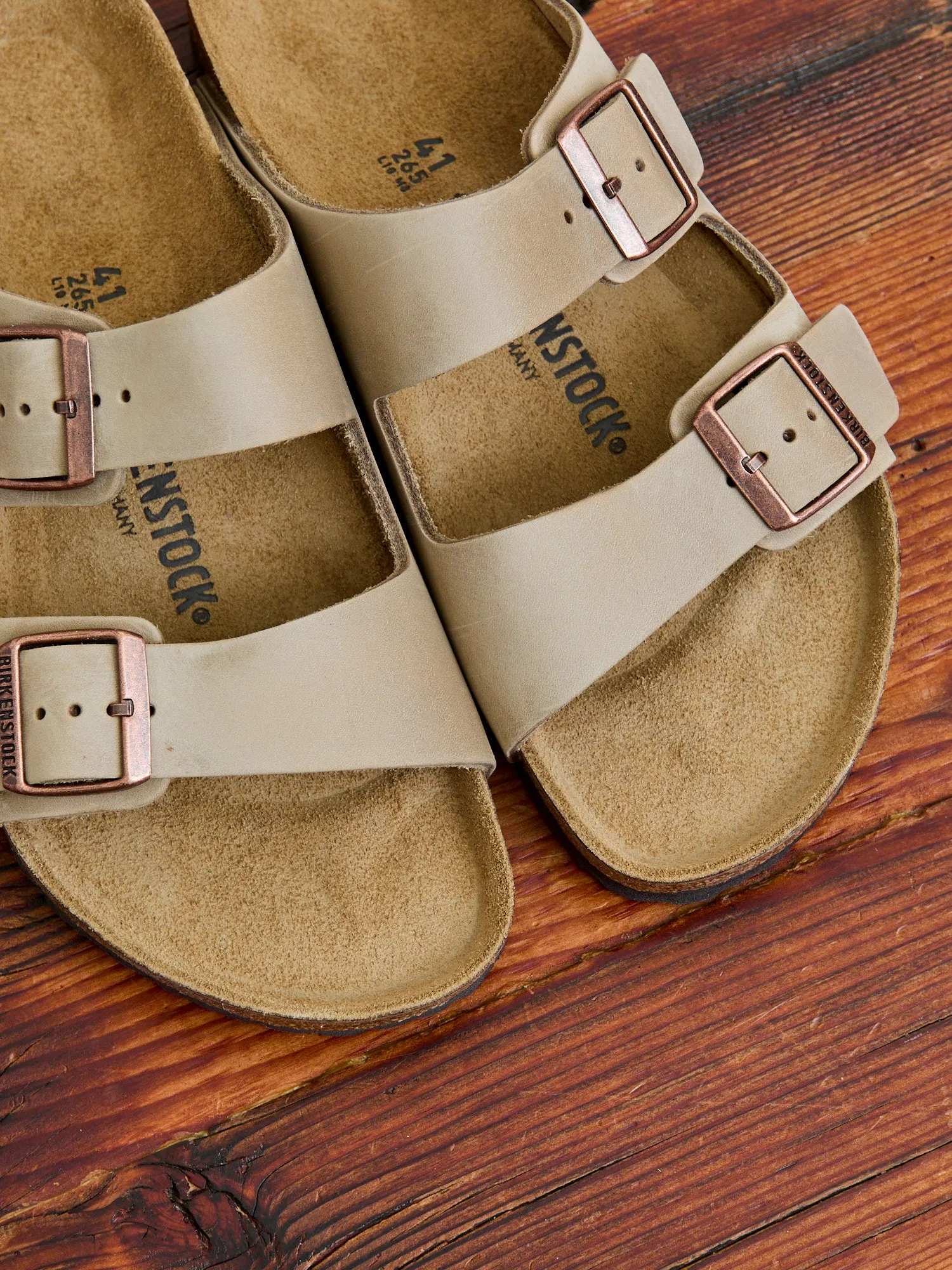 Arizona Sandal in Tobacco Oiled Leather