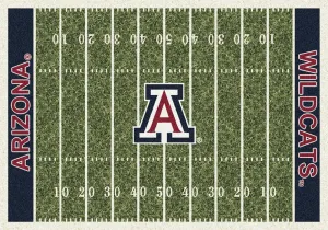 Arizona Wildcats Milliken Football Home Field Novelty Area Rug