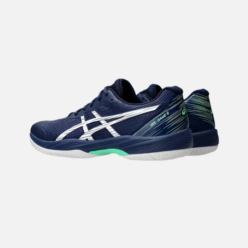 Asics Gel-Game 9 Men's Tennis Shoes - Blue Expanse/White