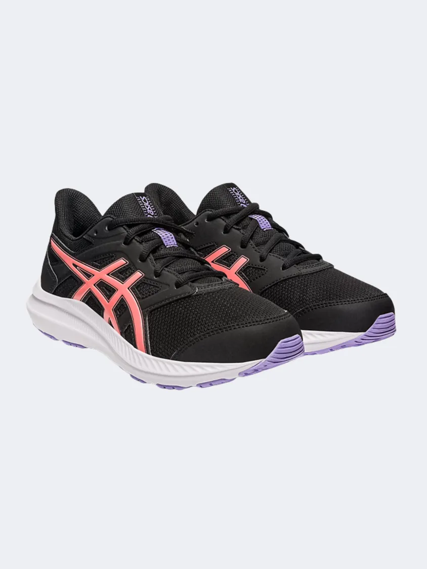 Asics Jolt 4 Gs-Girls Running Shoes Black/Papaya