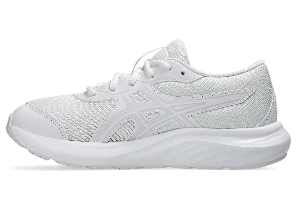 ASICS KID'S CONTEND 9 GS TRIPLE WHITE RUNNING SHOES