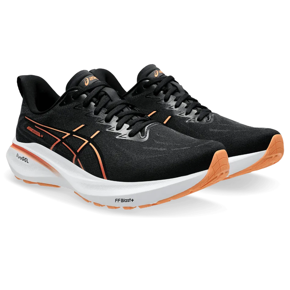 Asics Men's GT 2000 13 Running Shoes Black/Faded Orange AW24