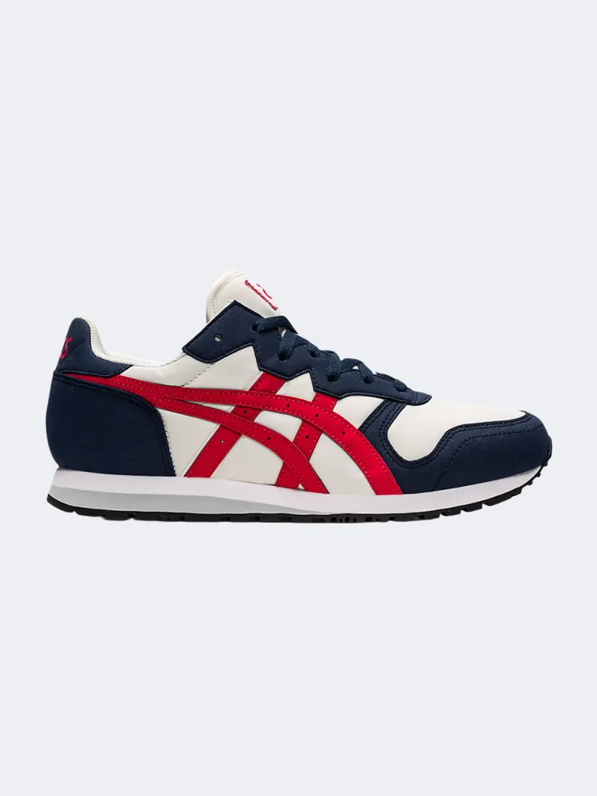 Asics Oc Runner Men Lifestyle Shoes Cream/Navy/Red