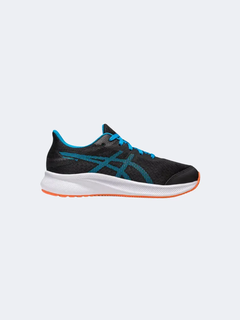 Asics Patriot 13 Gs Ps-Boys Running Shoes Black/Island Blue