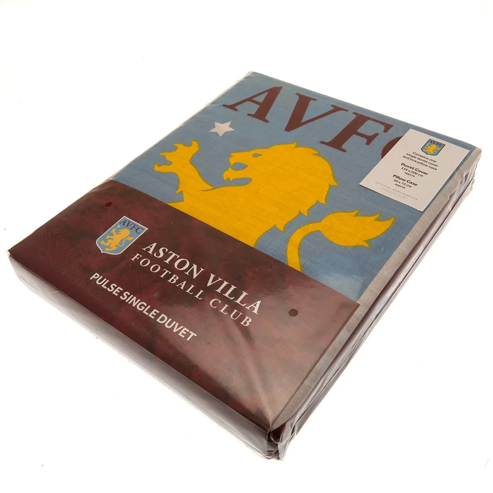 Aston Villa FC Single Duvet Set