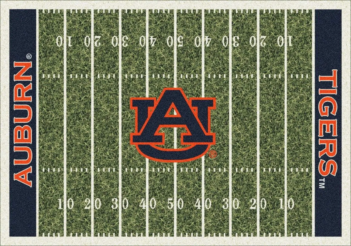 Auburn Tigers Milliken Football Home Field Novelty Area Rug