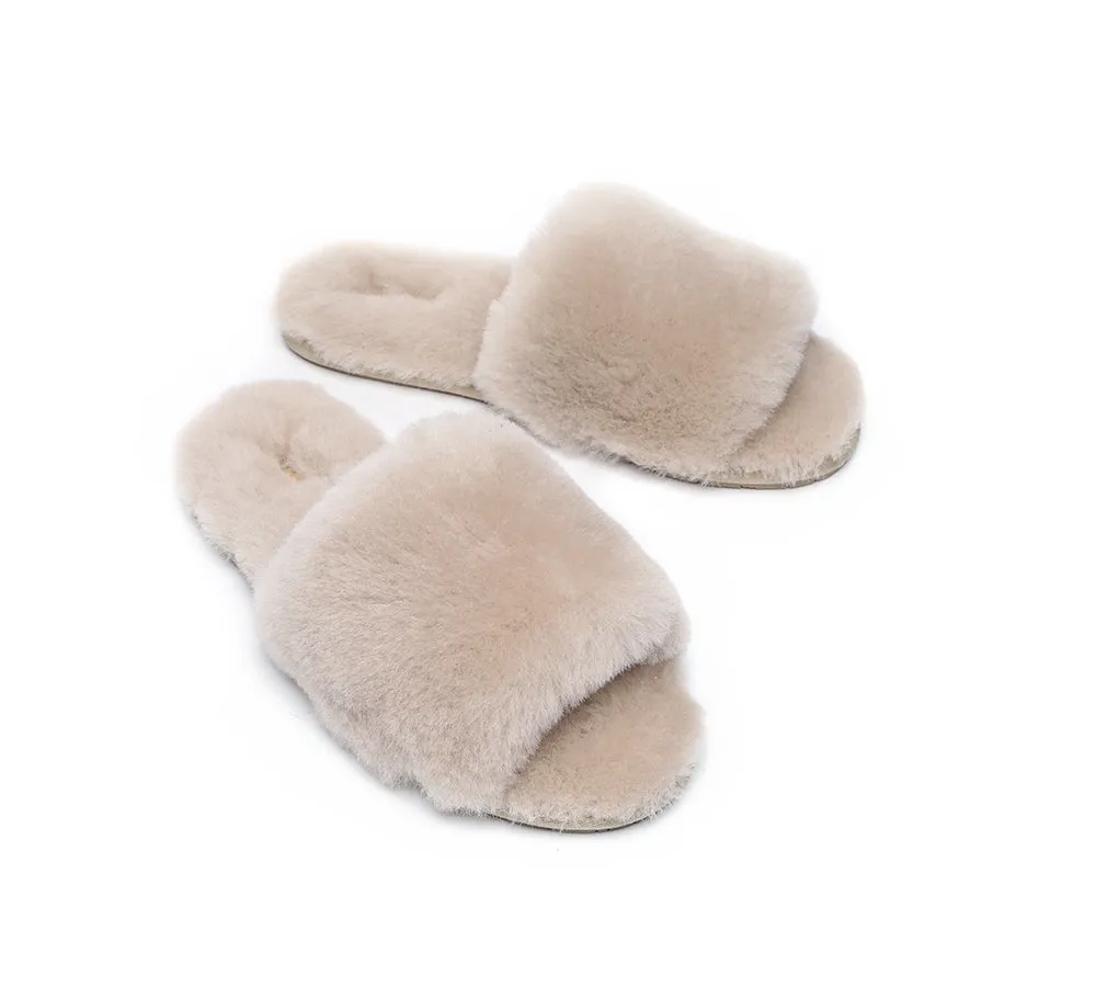 AUSTRALIAN SHEPHERD® UGG Women Fluffy Slides Hailey