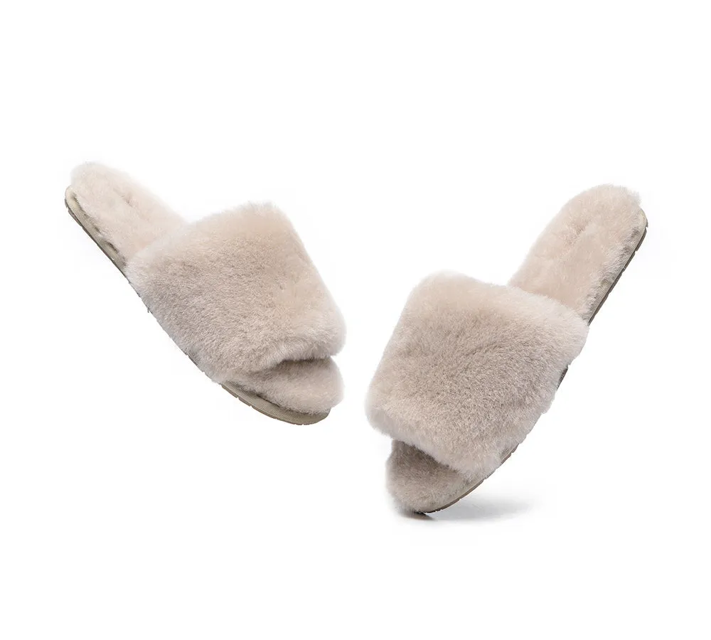 AUSTRALIAN SHEPHERD® UGG Women Fluffy Slides Hailey