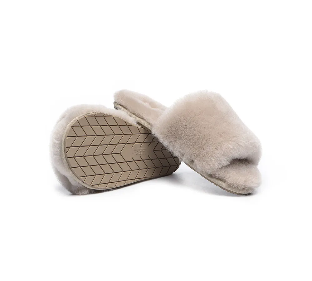 AUSTRALIAN SHEPHERD® UGG Women Fluffy Slides Hailey