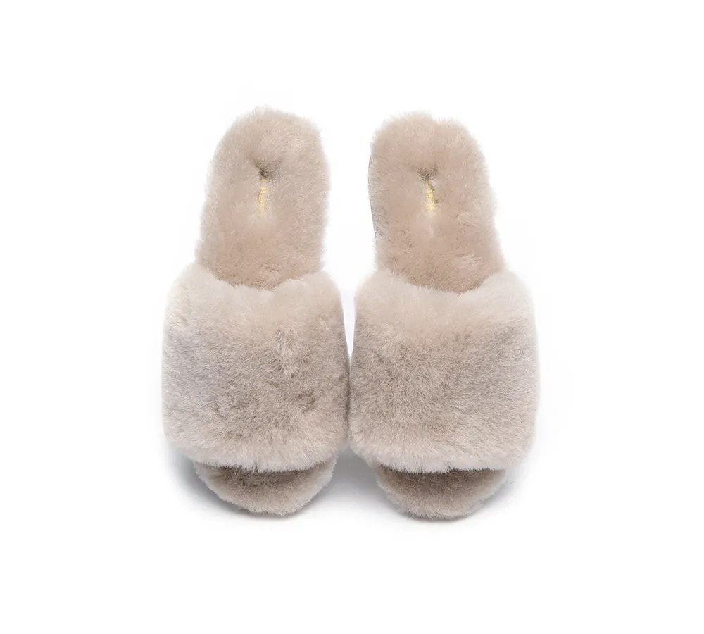 AUSTRALIAN SHEPHERD® UGG Women Fluffy Slides Hailey