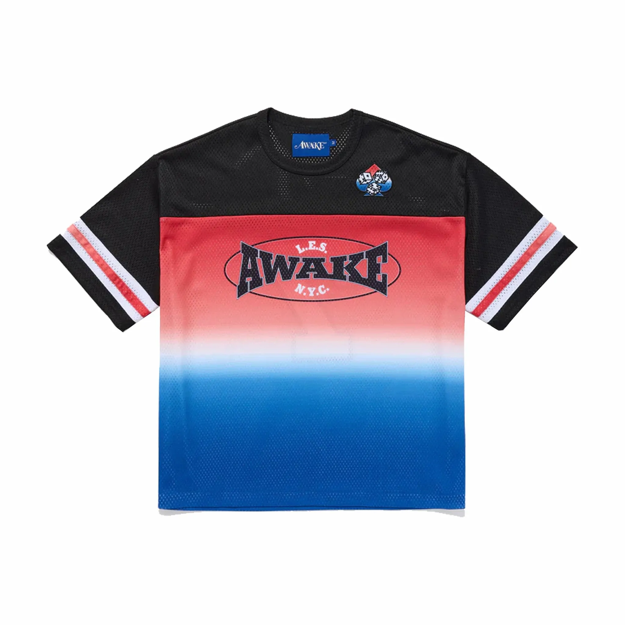 Awake NY LES Football Jersey (Red Multi)