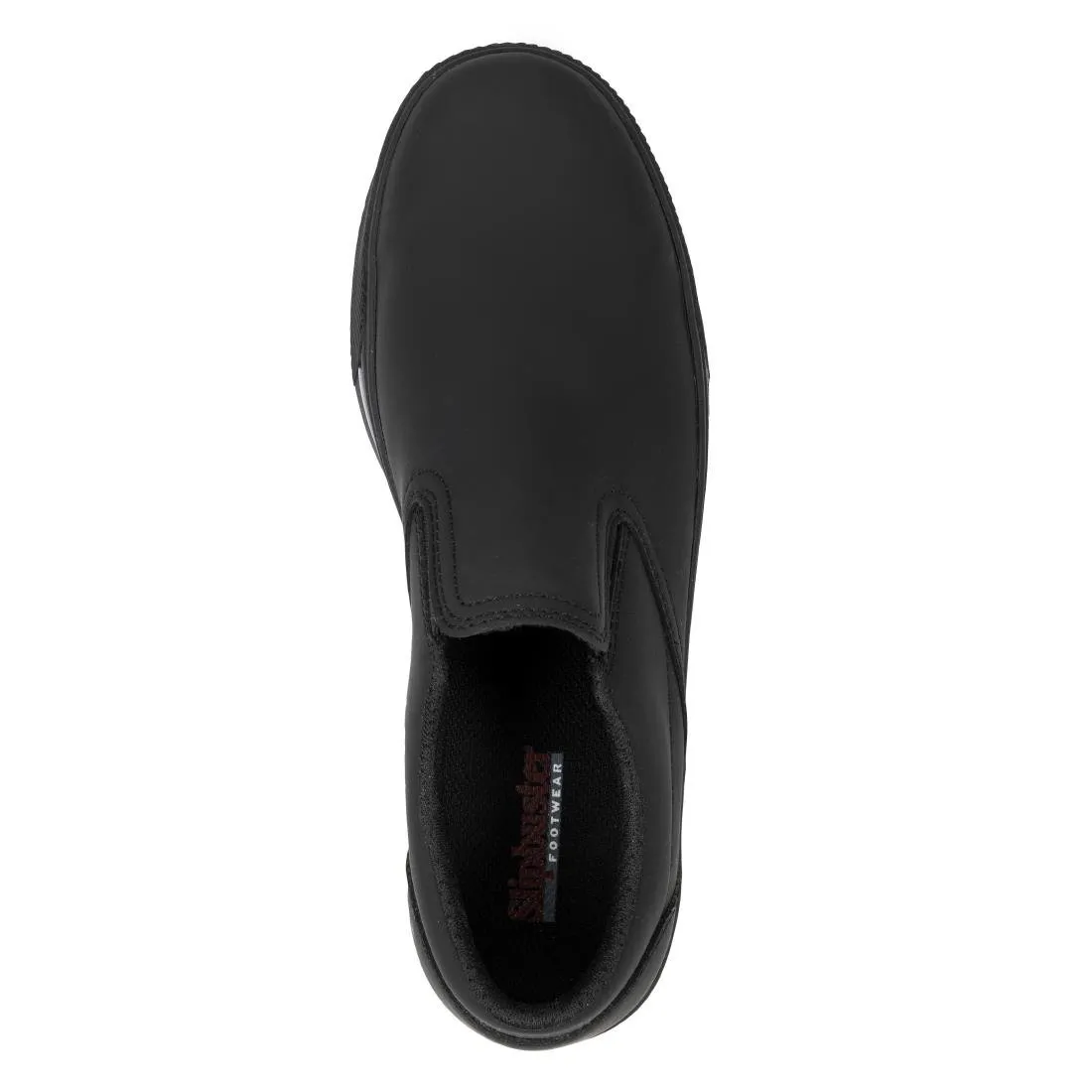 BA062-45 Slipbuster Recycled Microfibre Slip-on Shoe Matte Black 45