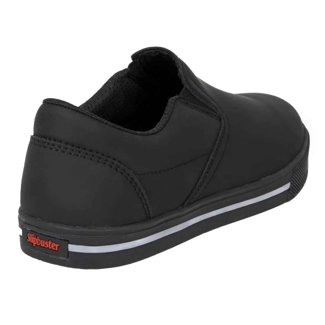 BA062-45 Slipbuster Recycled Microfibre Slip-on Shoe Matte Black 45