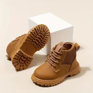 BananaDeer Kids' Winter Boots - Comfortable, Lightweight & Stylish for Boys & Girls | Round Toe, Lace-Up, Vintage Style with Tassel Detail | Perfect for Outdoor Activities