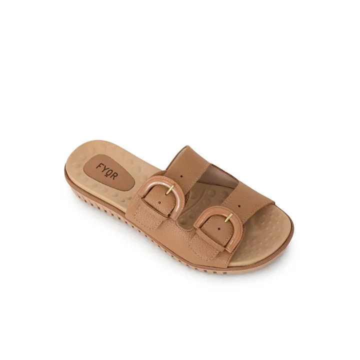 Basic Flat Buckle Belt Sandal BRM 017