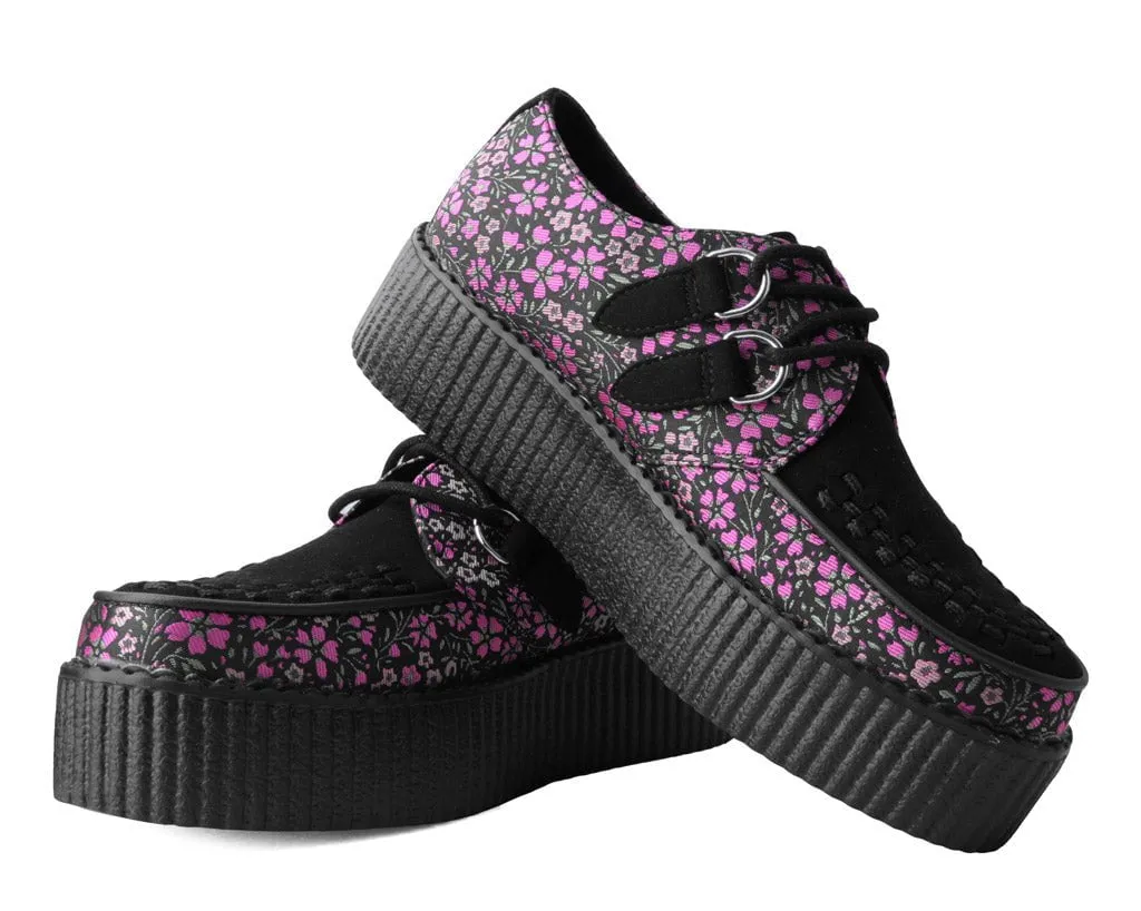 Black & Pink Floral D-Ring Viva Creeper