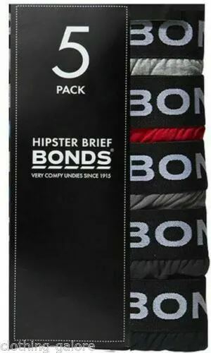 Bonds Mens 10 Pairs Hipster Cotton Underwear Mens Briefs Pairs