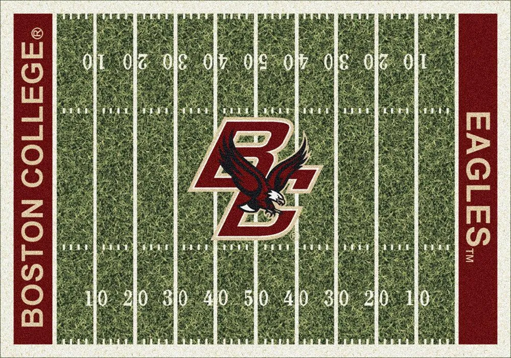 Boston College Eagles Milliken Football Home Field Novelty Area Rug