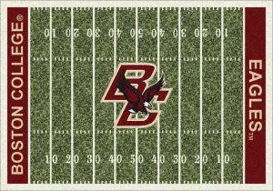 Boston College Eagles Milliken Football Home Field Novelty Area Rug