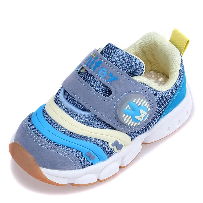 Breathable toddler shoelace lighting baby shoes