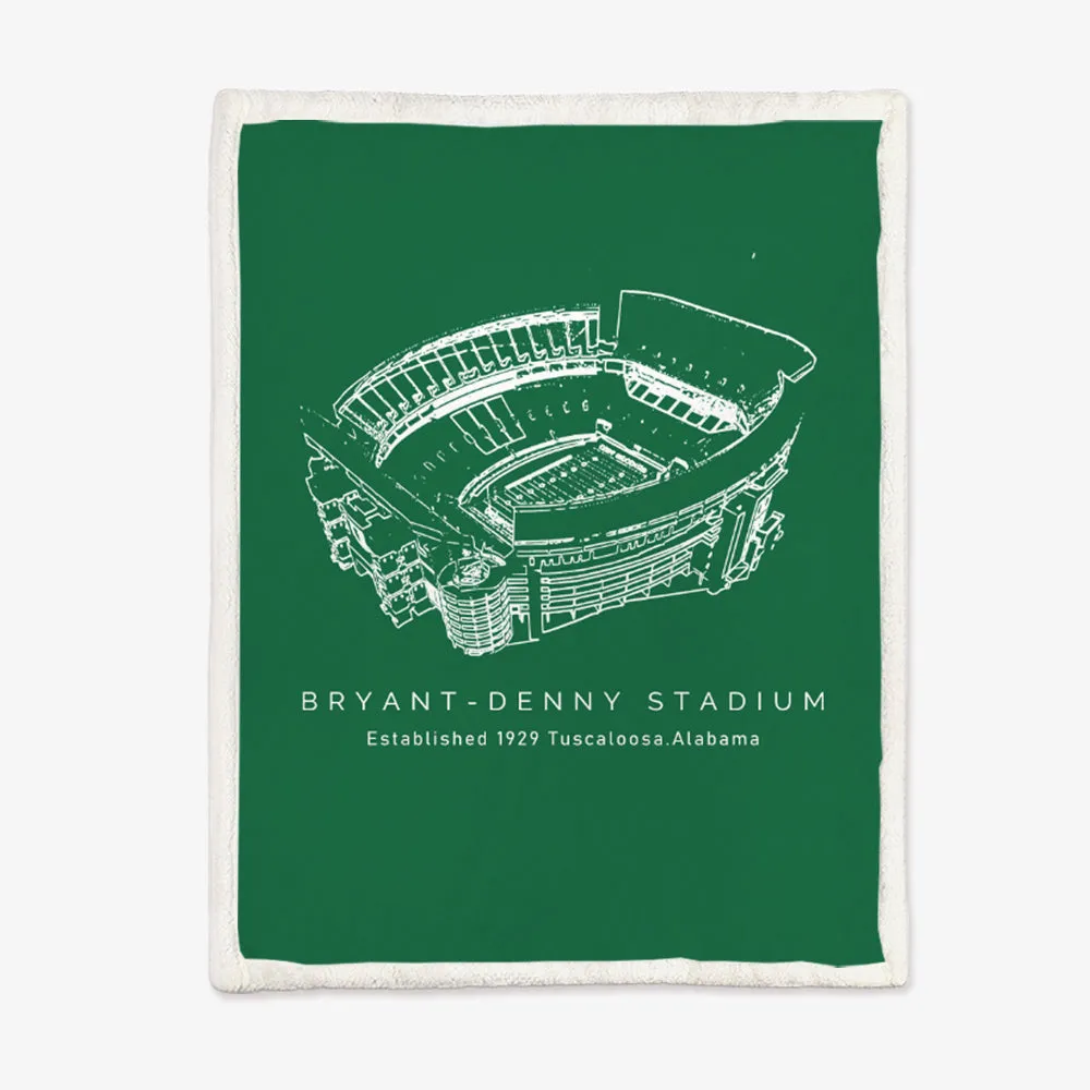 Bryant–Denny Stadium - Alabama Crimson Tide Football,College Football Blanket Gift for Friend Family Son