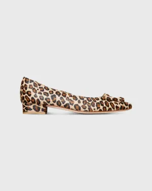 Buckle Shoe in Leopard Calf Hair