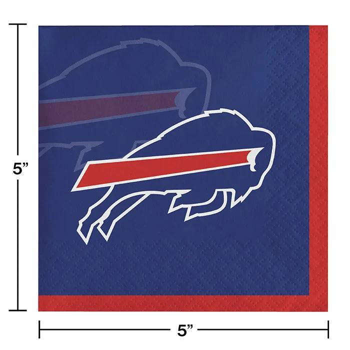 Buffalo Bills Beverage Napkins (16/Pkg)