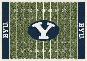 BYU Cougars Milliken Football Home Field Novelty Area Rug