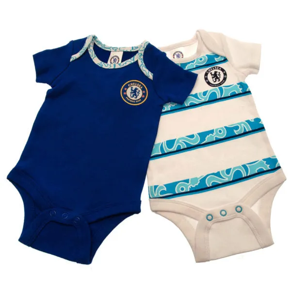 Chelsea FC 2 Pack Bodysuit