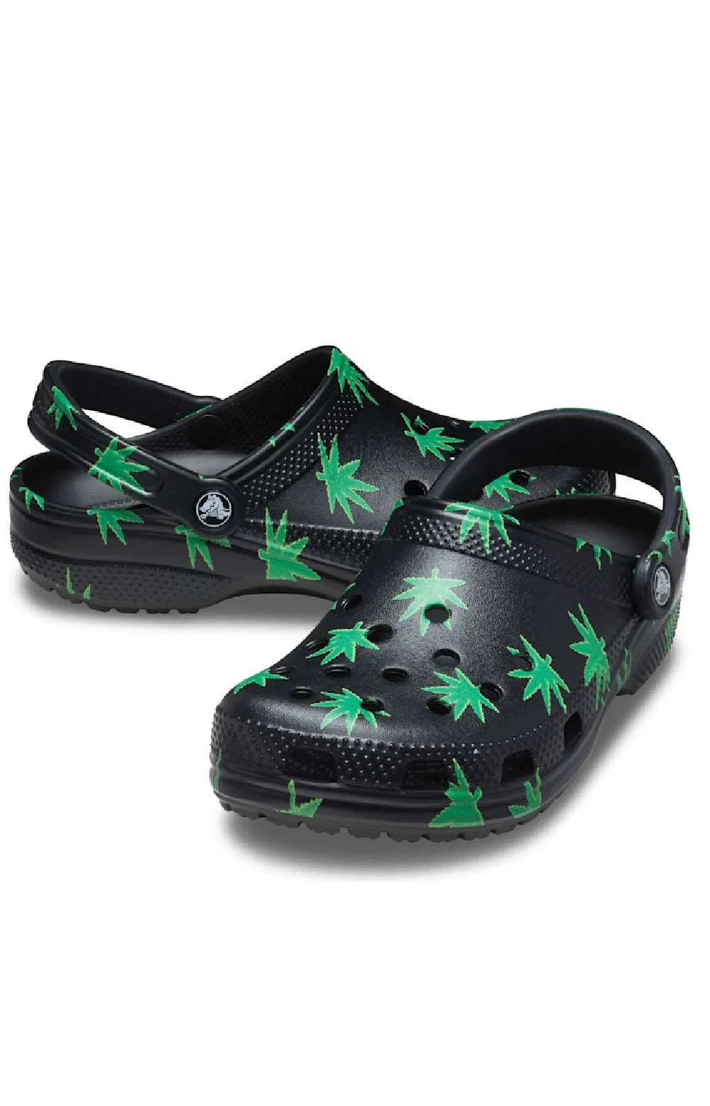 Classic Hemp Leaf Clogs - Black