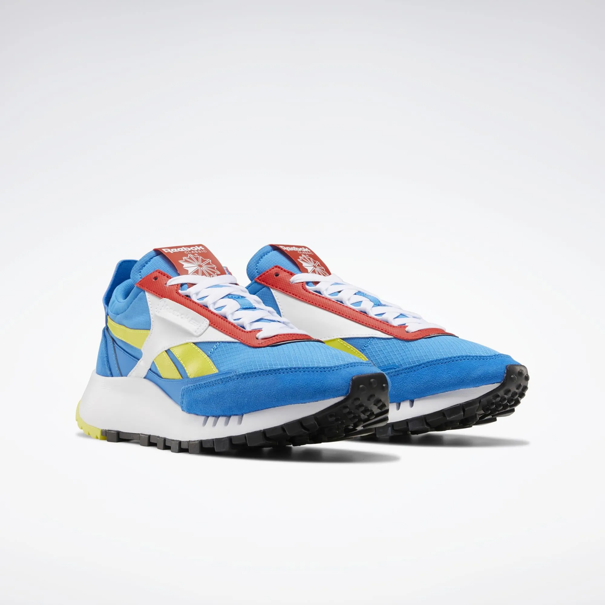 Classic Leather Legacy Shoes (Dynamic Blue   Horizon Blue   Instinct Red)